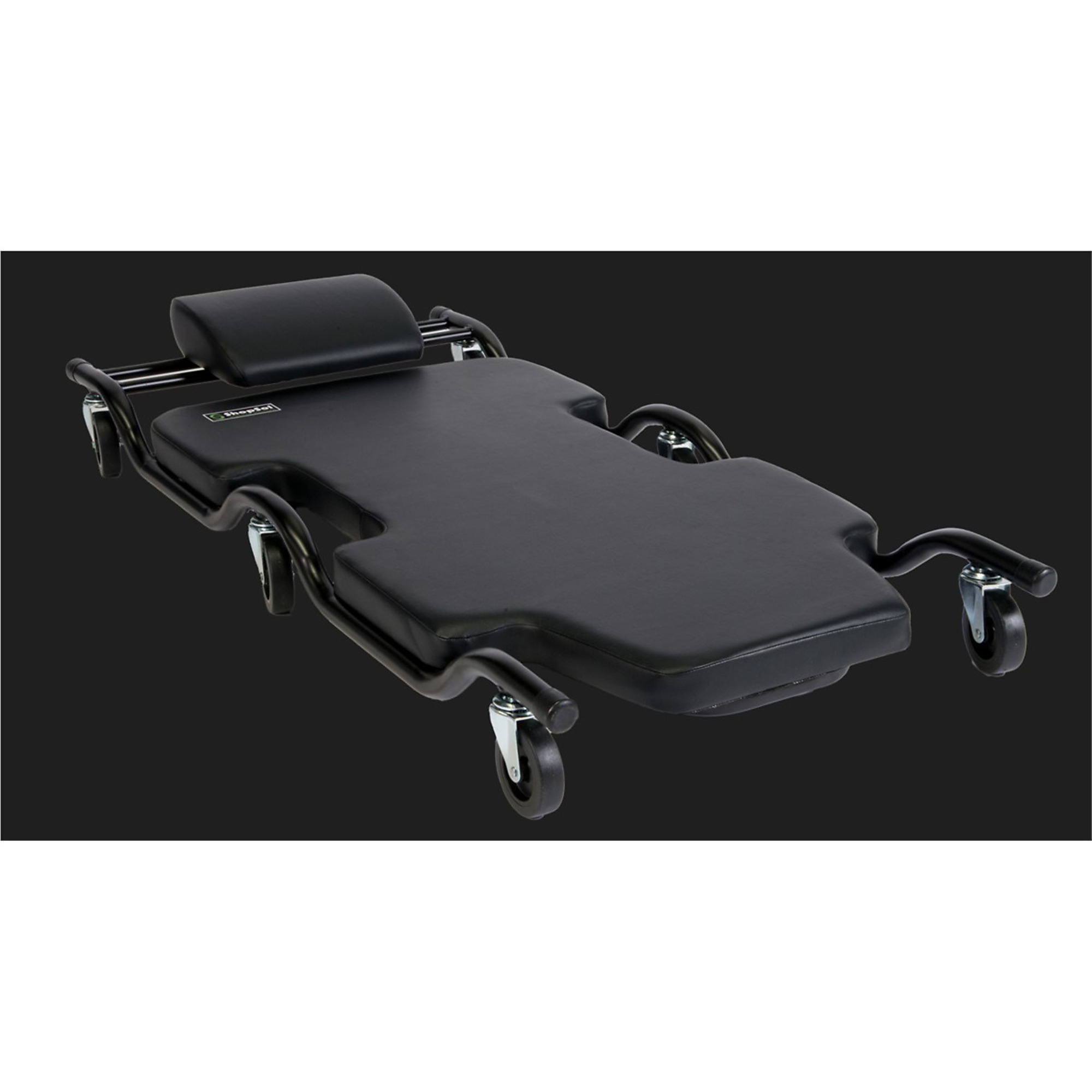 ShopSol Heavy-Duty Automotive Creeper — 500-Lb. Capacity, 20in. Extra Wide Bed, Vinyl Upholstered, Oil-Resistant Casters, Model# LDS3010005